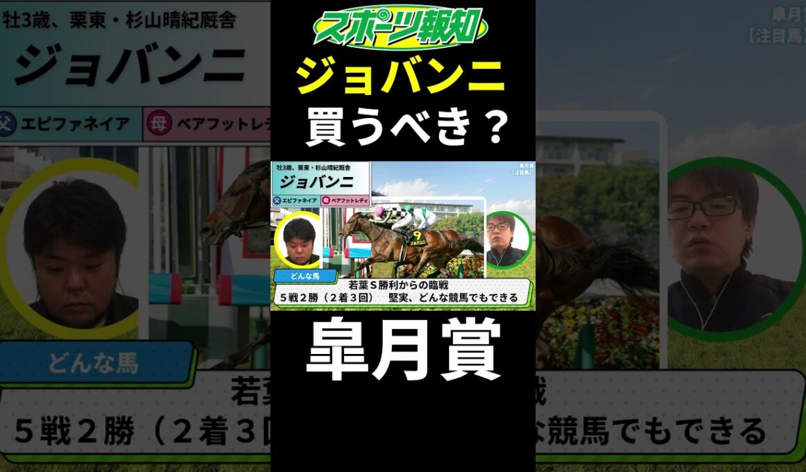 【皐月賞2025】ジョバンニは買うべき？クロワデュノールのライバルを徹底検証