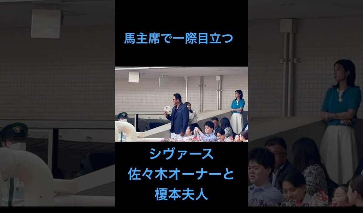 一際目立つ大魔神と加奈子夫人(しらさぎステークス2025 シヴァース) #shorts #佐々木主浩 #榎本加奈子 #競馬 #ヴィブロス