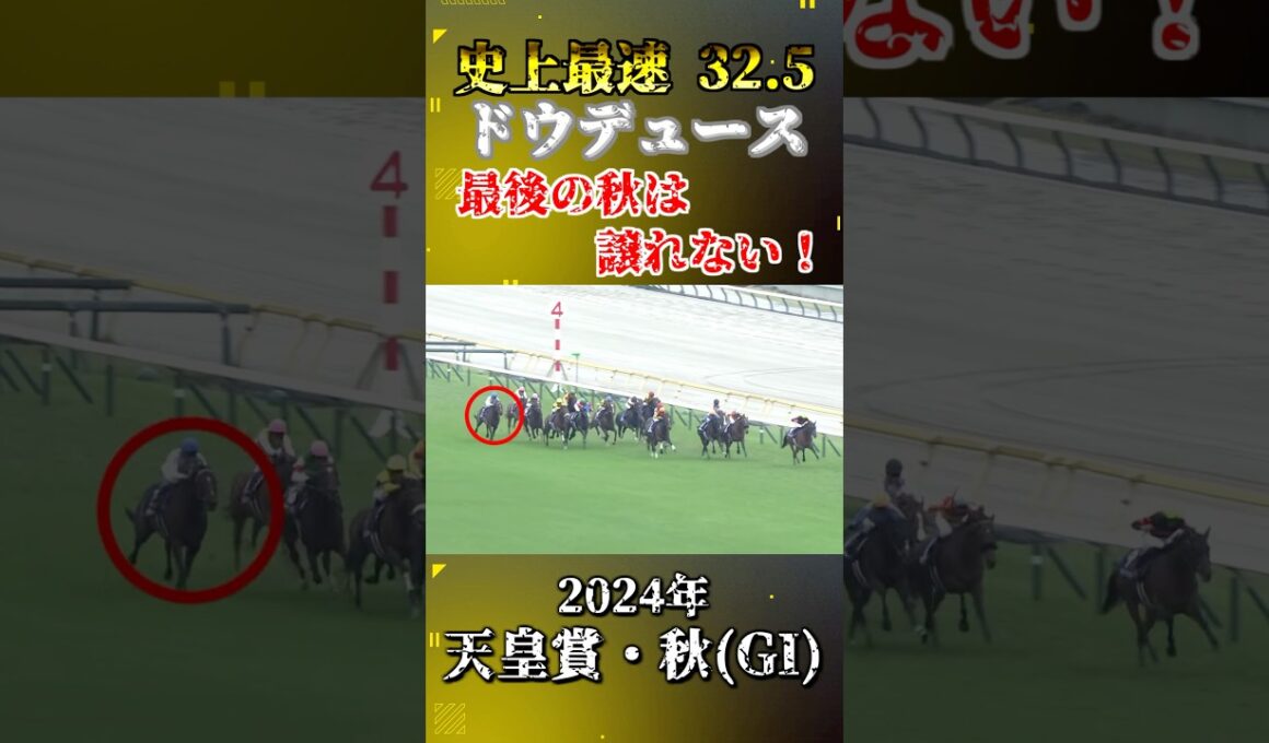 ドウデュース【2024年天皇賞・秋(GI)】#競馬 #shorts #天皇賞秋 #ドウデュース