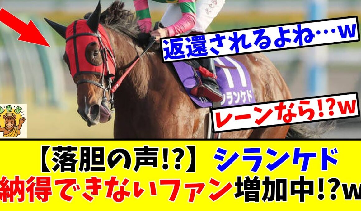【天皇賞 秋】【落胆の声!?】シランケドまさかの4着の理由に納得できないファンが増加中!?www