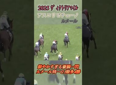 【ヴィクトリアマイル】アスコリピチェーノ＆ルメール　#競馬  #ヴィクトリアマイル  #アスコリピチェーノ  #shorts
