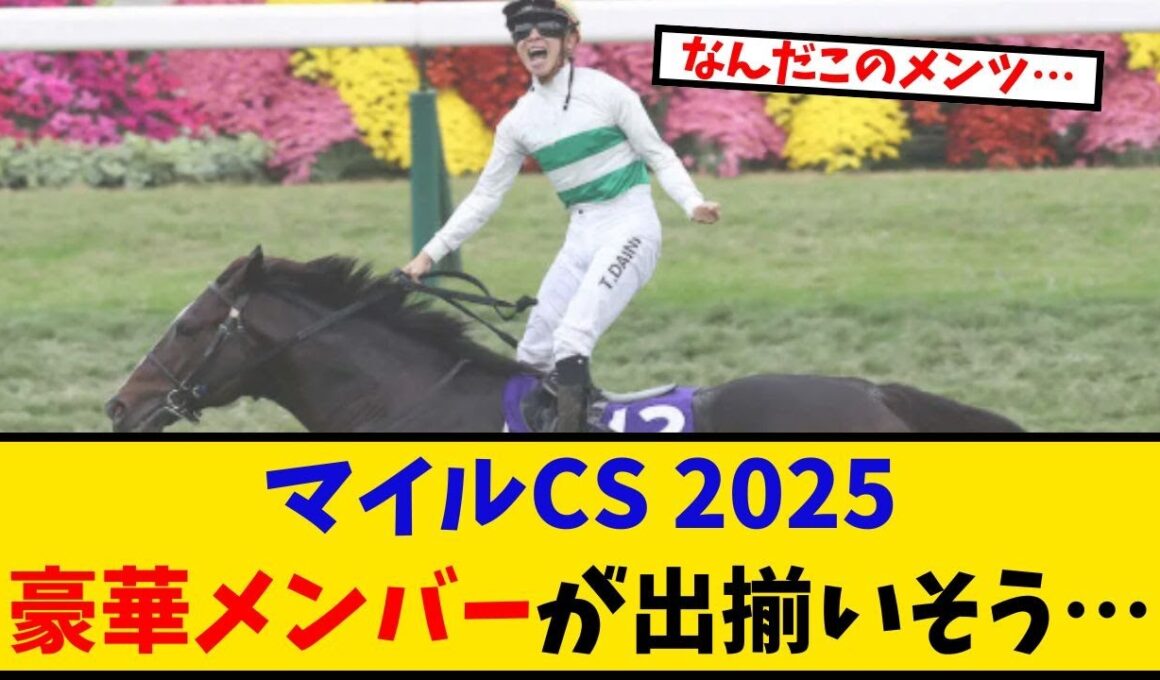【マイルCS】「出走予定馬 豪華すぎるメンバーが出揃いそうでヤバい… 」に対するみんなの反応【反応集】