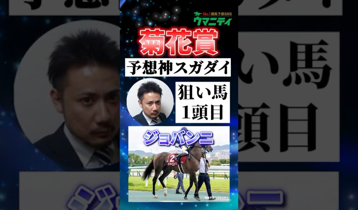 【菊花賞2025】予想神スガダイの注目馬①「ジョバンニ」 #菊花賞 #競馬予想 #ジョバンニ #shorts