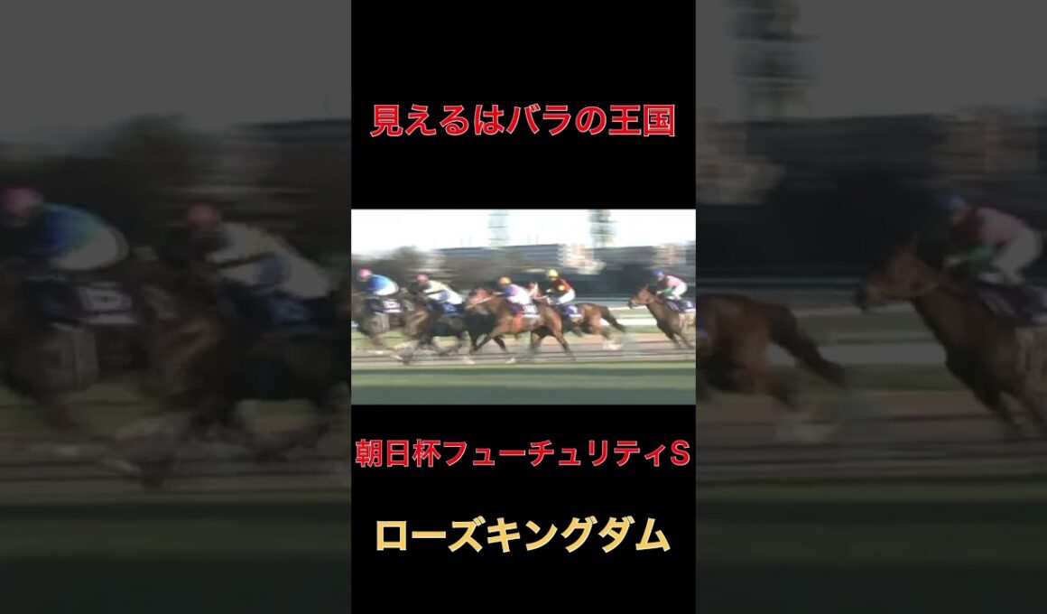 見えるはバラの王国ローズキングダム【朝日杯FS】#競馬#朝日杯フューチュリティS