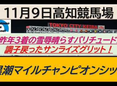 【競馬予想】黒潮マイルチャンピオンシップ～２０２５年１１月９日 高知競馬場 ：１１－２０