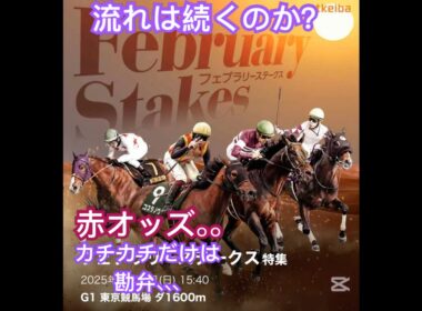 G1『フェブラリーステークス』8連続なるか！？