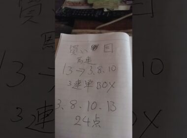 2024大阪杯　回顧