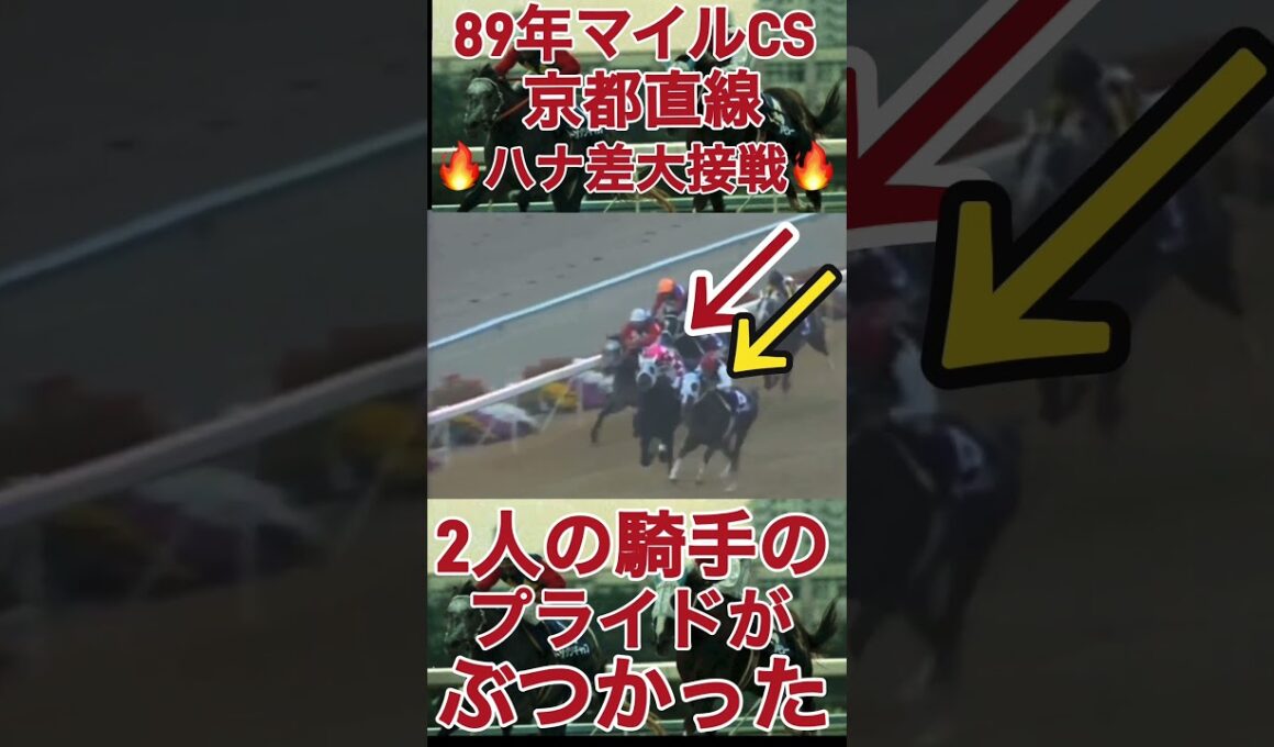 騎手のプライドがぶつかる🔥マイルCS🔥オグリキャップ🐎バンブーメモリー🐎#競馬 #名馬 名馬#マイルチャンピオンシップ #オグリキャップ #バンブーメモリー #武豊#shots#horse