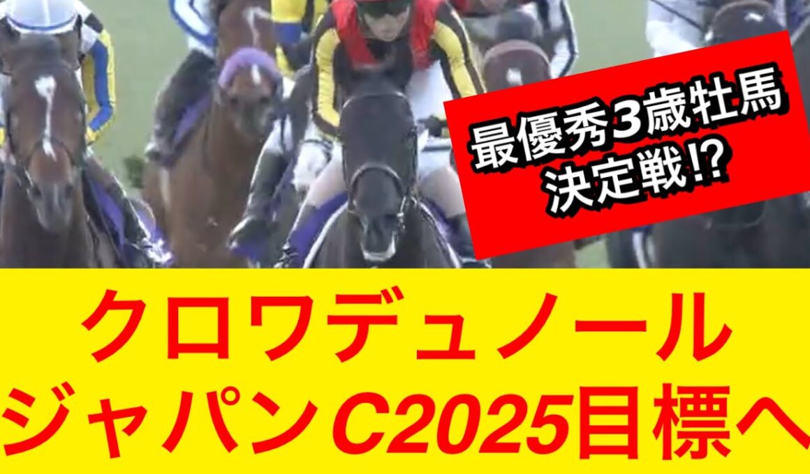 【競馬の反応集】クロワデュノールがジャパンカップ2025を目標に！マスカレードボールやダノンデサイルと対戦か！？【競馬】