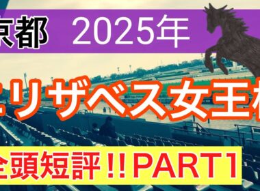 【エリザベス女王杯2025】蓮の競馬予想(全頭短評PART1)