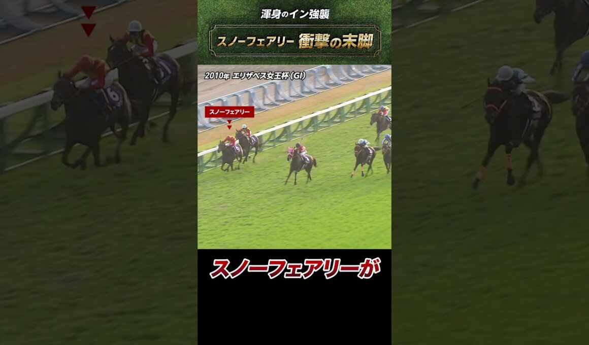 【衝撃の末脚】2010年エリザベス女王杯 #スノーフェアリー #shorts  | JRA公式
