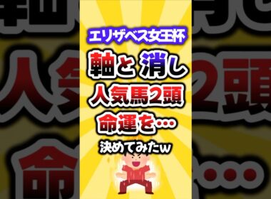 【エリザベス女王杯】軸と消し人気2頭を評価してみたw #エリザベス女王杯 #競馬 #競馬予想 #軸馬 #パラディレーヌ #エリカエクスプレス