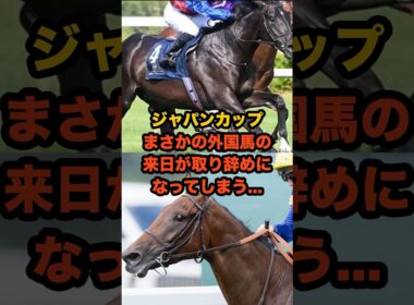 招待受諾からわずか2日…外国馬の来日取りやめにファン衝撃#競馬 #ジャパンC #ジャパンカップ