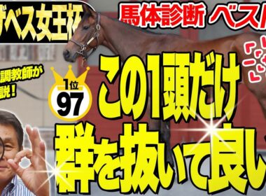 【エリザベス女王杯2025】中村均元調教師が馬体診断ベスト５を発表　２位との点差がなんと3点！『抜群にいい』１頭とは？《東スポ競馬》