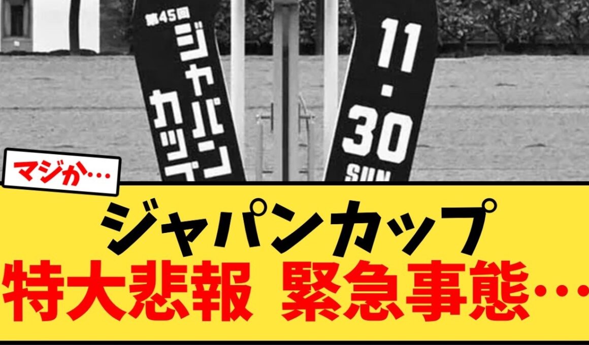 ジャパンカップ特大悲報  緊急事態…【競馬反応集】