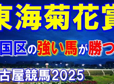 東海菊花賞2025【名古屋競馬予想】遠征馬・地元馬共に強い馬が揃い好レースを期待！？