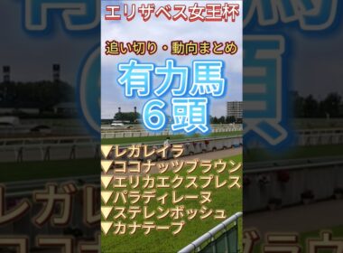 【エリザベス女王杯  2025】直前追い切り #競馬予想 #shorts #競馬 #エリザベス女王杯  #レガレイラ #ココナッツブラウン