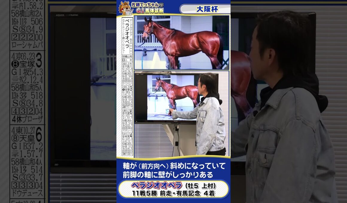 【2025年 大阪杯】ベラジオオペラ馬体診断　 #shorts #競馬 #予想