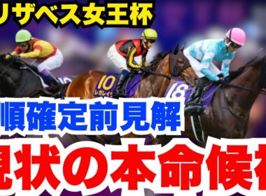 【エリザベス女王杯】脚質からマッチしてる現状本命の馬を公開！枠順確定前見解