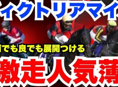 【ヴィクトリアマイル】高配当必須の穴馬本命！？元騎手による最終見解