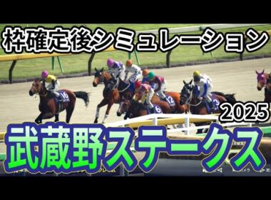 【武蔵野ステークス2025】枠確定後シミュレーション フェブラリーS覇者コスタノヴァは2枠4番、カフェファラオの全弟のルクソールカフェは8枠16番、王道GⅠ前哨戦を指数を元に攻略！ #3846