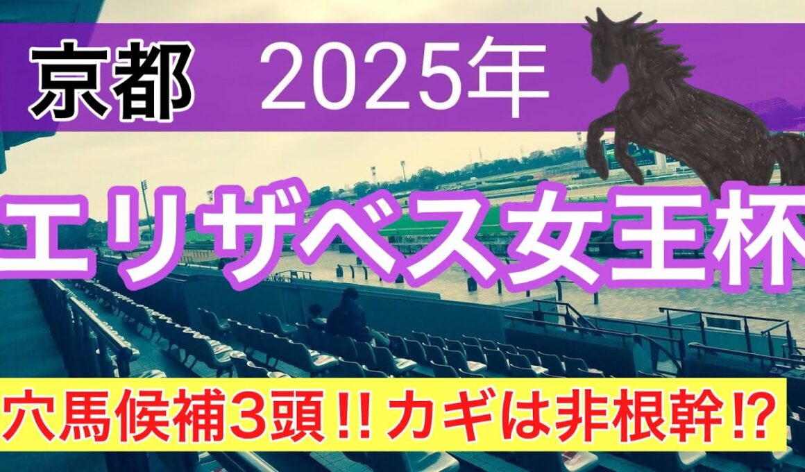 【エリザベス女王杯2025】蓮の競馬予想(穴馬3頭)
