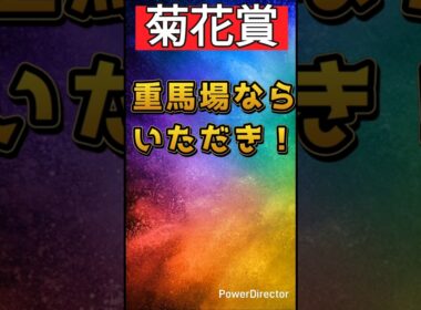 【菊花賞】重馬場ならいただき！大荒れ必至、特大万馬券！#菊花賞#j#shorts