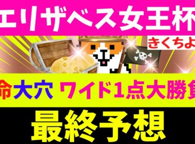 【エリザベス女王杯 2025 最終予想】天皇賞秋ワイド1点的中！(回収率820％) 3連単をデータで狙うなら【鉄板軸】から【データ激走馬】で大勝負！