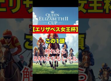 【エリザベス女王杯】この1頭、触れたらBANされるレベル #競馬 #京都競馬 #エリザベス女王杯 #重賞予想 #競馬予想 #無料予想 #競馬好き #馬券 #馬券生活 #競馬情報 #競馬ファン