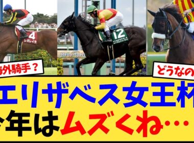 【エリザベス女王杯】今年のエリ女ってムズくね…？【競馬反応集】