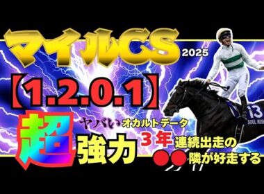 【マイルチャンピオンシップ2025】【歴史的瞬間を見逃すな】4年連続出走のあの馬の隣!? 鉄板のオカルト発動!!