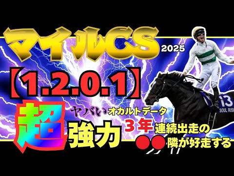 【マイルチャンピオンシップ2025】【歴史的瞬間を見逃すな】4年連続出走のあの馬の隣!? 鉄板のオカルト発動!!