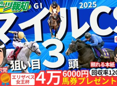【マイルチャンピオンシップ2025】４強に食い込む穴を探せ！競馬記者が有力馬12頭ジャッジ
