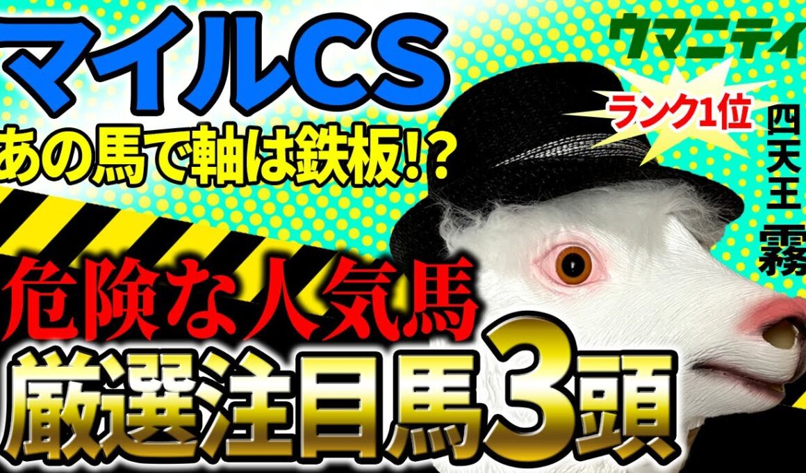 【マイルCS2025】2025年JRA全レース予想で収支プラス85万超！「霧プロ」の厳選注目馬＆危険な人気馬を特別公開！