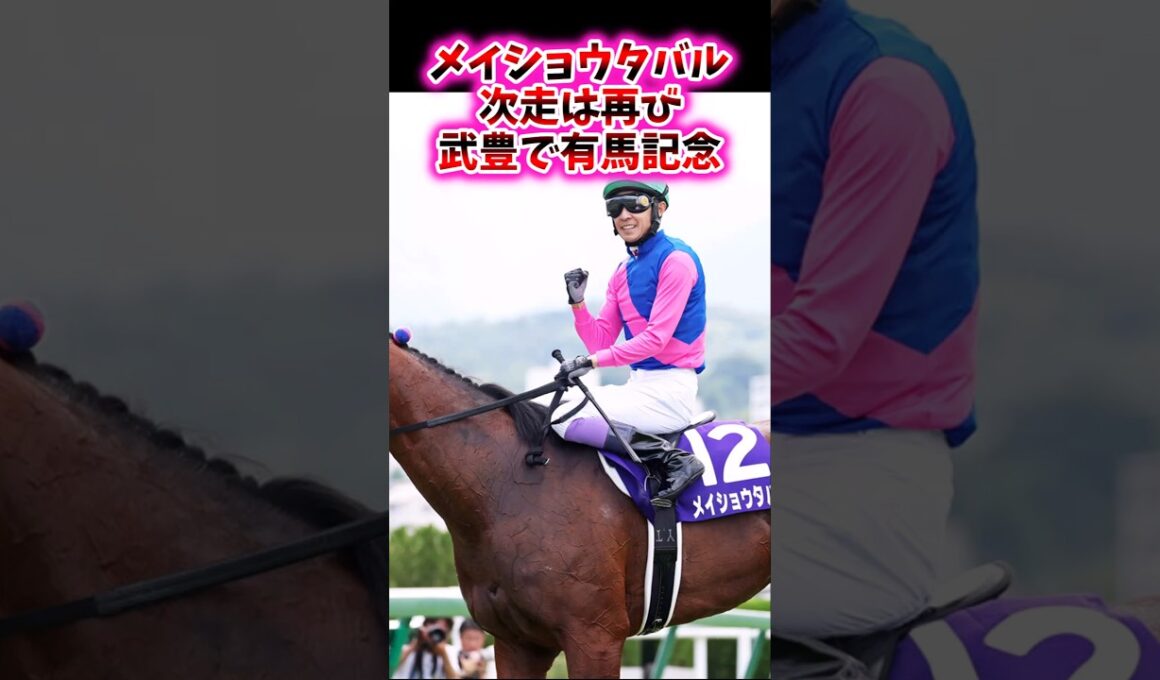 メイショウタバル次走は再び武豊で有馬記念【競馬反応集】#有馬記念　#武豊　#メイショウタバル