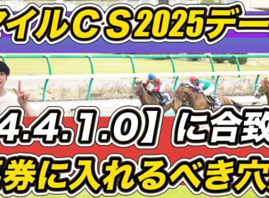 【マイルチャンピオンシップ2025】ジャンタルマンタル評は？「4.4.1.0」穴馬ら"最強データ"紹介！馬券に入れるべき馬とS評価馬教えます