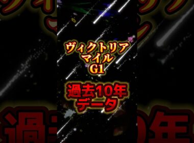 ヴィクトリアマイル　G1 #競馬 #中央競馬予想 #過去10年データ #東京競馬予想 #g1 #ヴィクトリアマイル