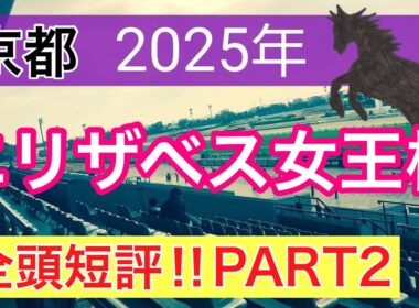 【エリザベス女王杯2025】蓮の競馬予想(全頭短評PART2)
