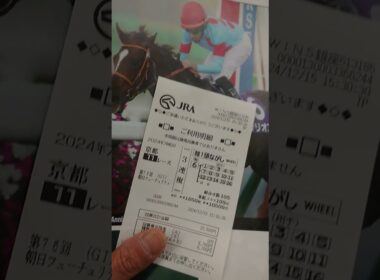 第76回朝日FS☀（G1）🐴アドマイヤズーム✘川田将雅👦優勝おめでとうございます🎉🎉🎉🎉🎉🎉🎉🎉🎉🎉🎉🎉🎉🎉🎉🎉#競馬#馬券#朝日杯フューチュリティステークス #ハズレ馬券#川田将雅#アドマイヤズーム