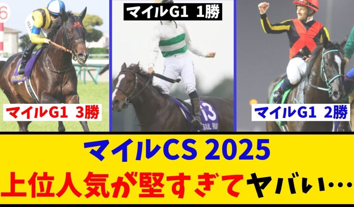 【マイルCS】「出走予定馬 上位人気が堅すぎてヤバい…」に対するみんなの反応【反応集】
