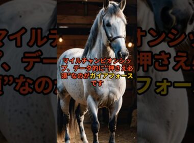 【マイルCS】富士S勝ち馬ガイアフォースは買い？60秒でデータ解説#マイルCS #ガイアフォース #競馬予想 #マイルチャンピオンシップ#安田記念 #富士ステークス #うまあそびチャンネル