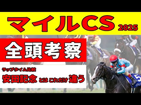 【マイルチャンピオンシップ2025】東京でキレ負けした馬を狙う！京都マイルのラップタイムが合いそうなS評価推奨２頭。