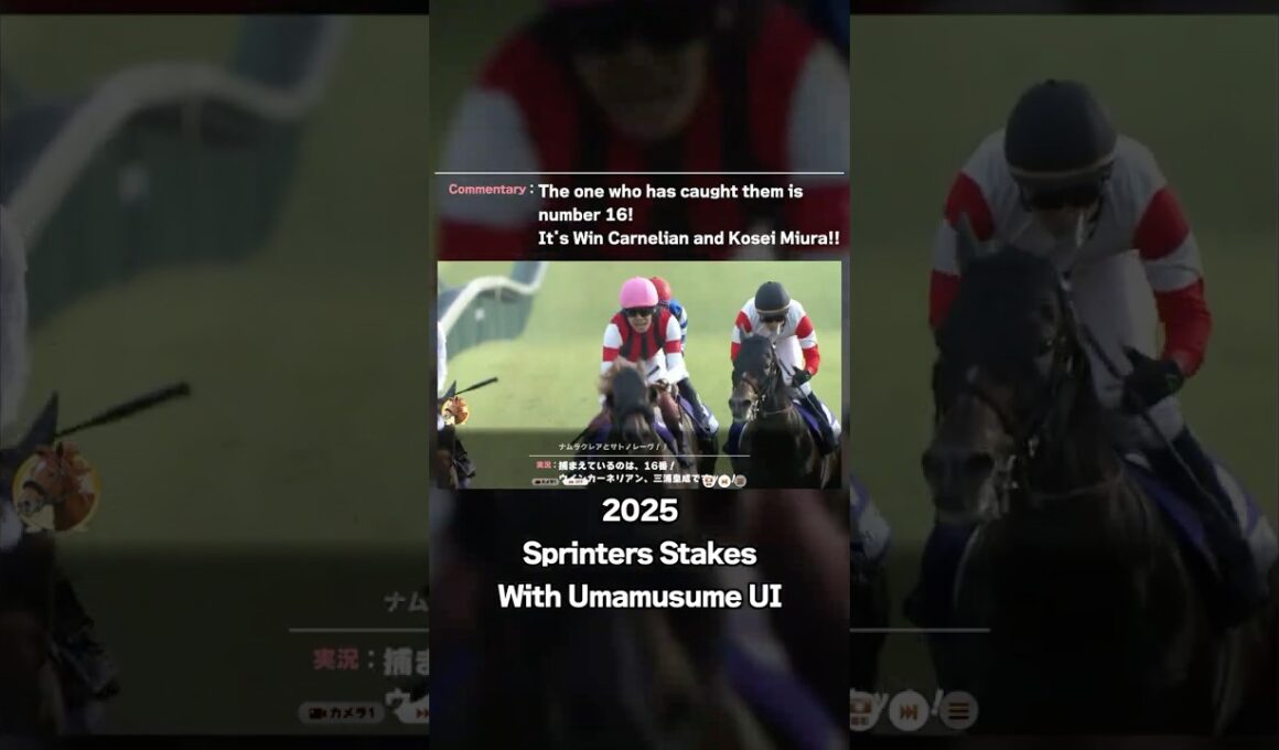 【ウマ娘風競馬MAD】第59回GⅠスプリンターズステークス(2025)の最終直線【Lite編集版】