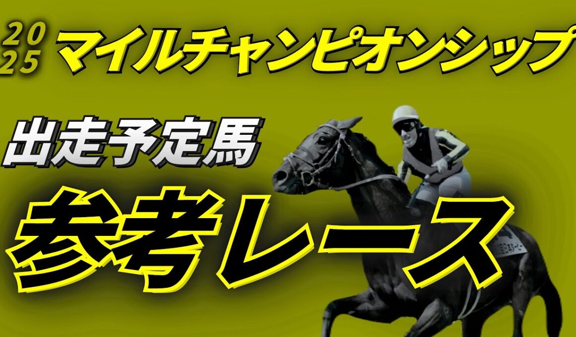 マイルチャンピオンシップ2025 参考レース