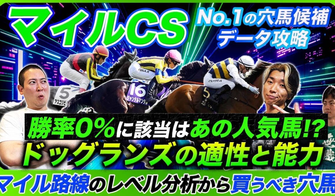 【マイルCS】勝率0%の悲惨な人気馬とドッグランズの参戦理由！今のマイル路線で買うべき穴馬
