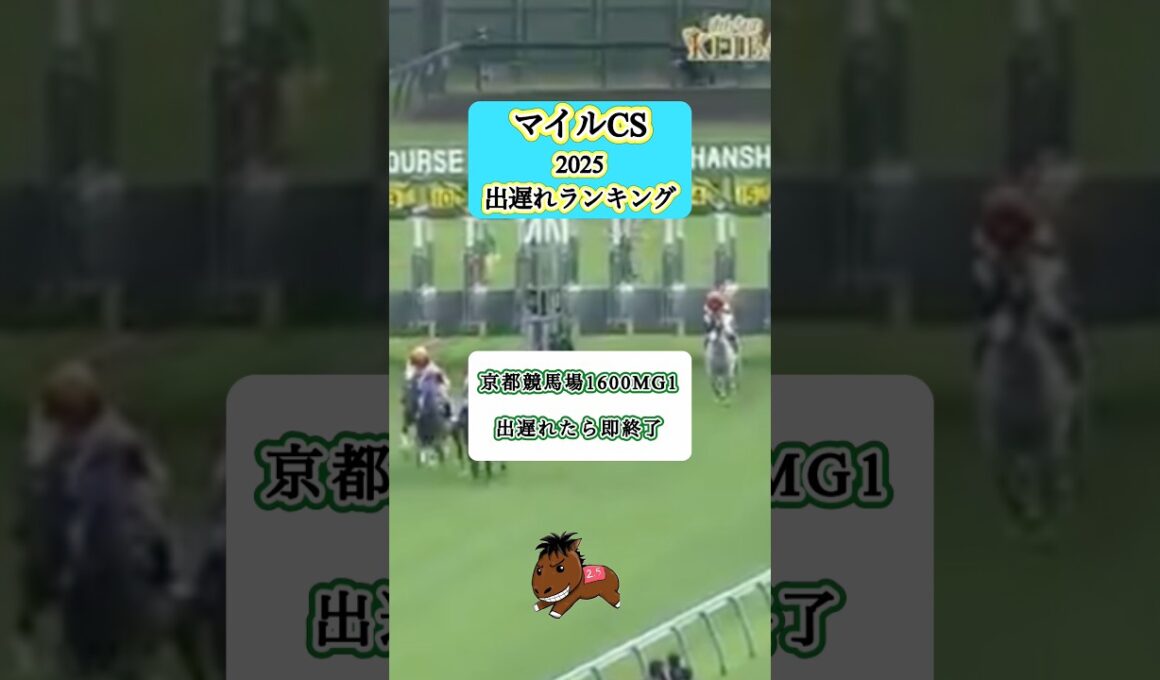【マイルチャンピオンシップ2025出遅れランキング】マイルチャンピオンシップ#マイルCS#競馬予想
