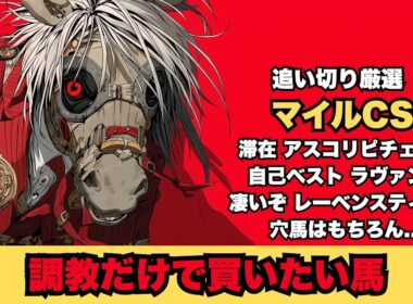 【マイルCS 2025/調教だけで買いたい馬】自己ベストでの11-11が目立つラヴァンダ/滞在が大成功となりそうなアスコリピチェーノ/規格外の調教継続のレーベンスティール/抜群な穴馬【追い切り】