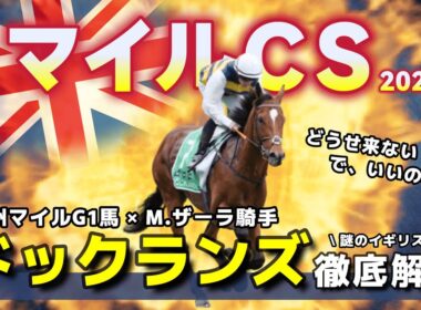 【マイルCS】謎のイギリス馬ドックランズは本当に消しでいいのか。過去データから好走条件を徹底分析。