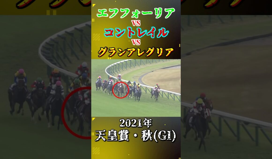 エフフォーリア【2021年天皇賞・秋(GI)】#競馬 #shorts #天皇賞秋 #エフフォーリア #コントレイル #グランアレグリア
