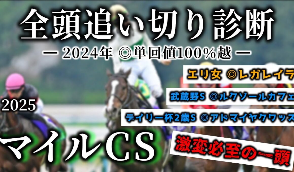 【マイルチャンピオンシップ 2025】全頭追い切り診断！ジャンタルマンタル、ソウルラッシュら人気馬の調子は？激変必至のS評価3頭！